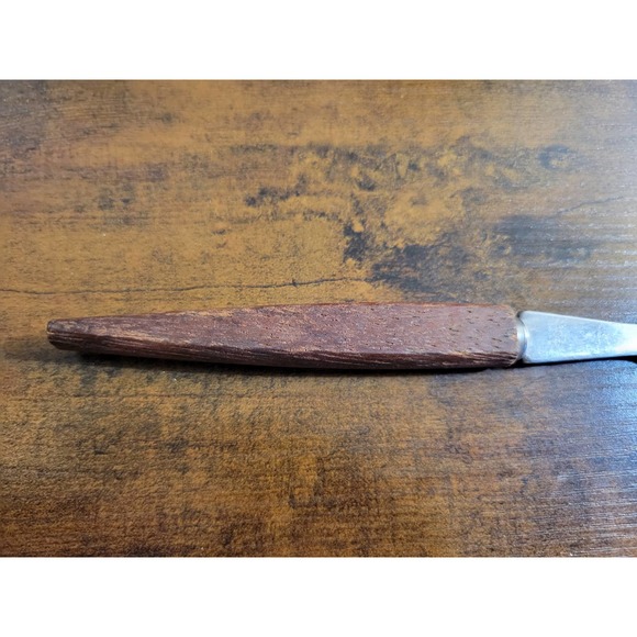 Vintage Stainless Steel Cheese Slicer/Server - Wood Handle -Made in Japan - Picture 5 of 7